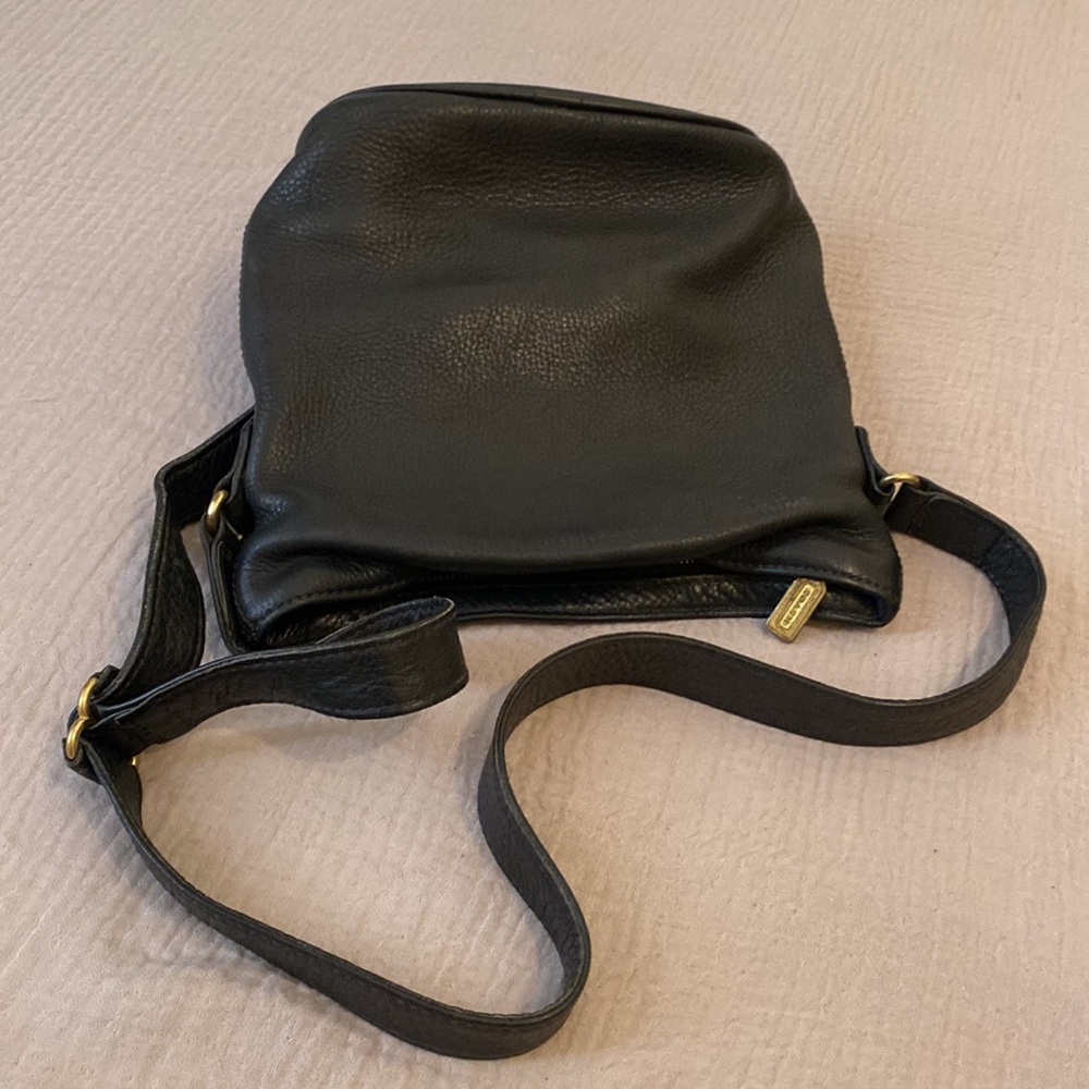 Coach Vintyge Sonama No 4907 Black Leather Crossbody Shoulder Bag - Picture 10 of 10